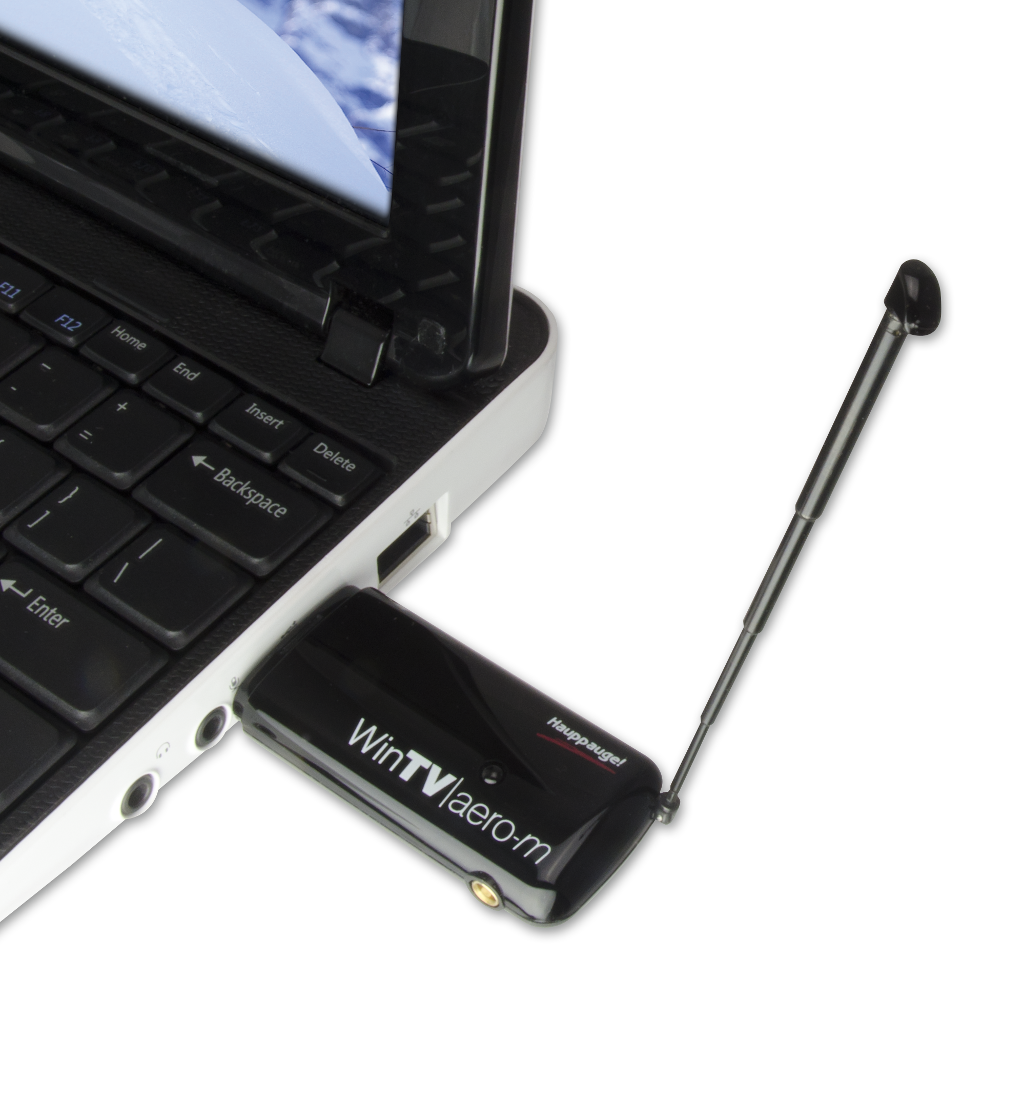 WinTV-Aero-m connected to laptop