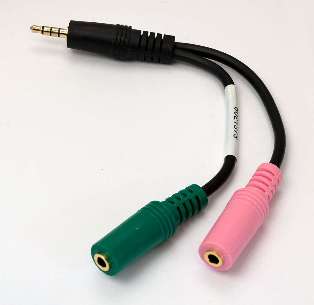 Audio splitter cable